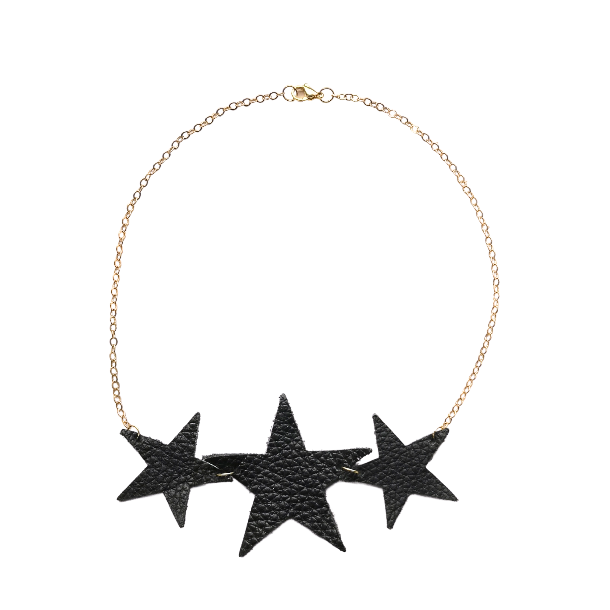 Réalt leather star necklace