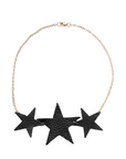 Réalt leather star necklace