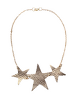 Réalt leather star necklace