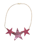 Réalt leather star necklace