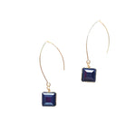 Load image into Gallery viewer, Royal Blue Square with Brass Surround
